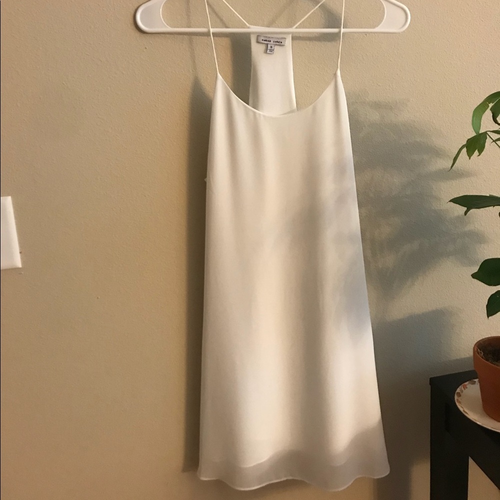 Simple Naked Zebrawhite dress